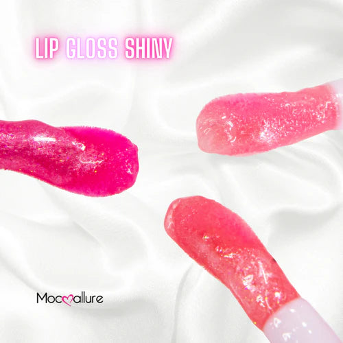 LIP GLOSS SHINY + LLAVERO  MOCOALLURE