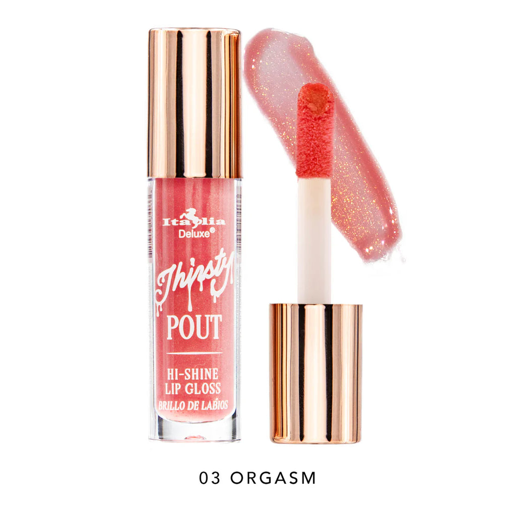 LIP GLOSS THIRSTY POUT- HI SHINE ITALIA DELUXE