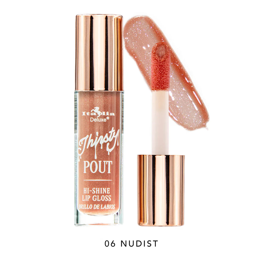 LIP GLOSS THIRSTY POUT- HI SHINE ITALIA DELUXE