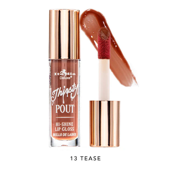 LIP GLOSS THIRSTY POUT- HI SHINE ITALIA DELUXE