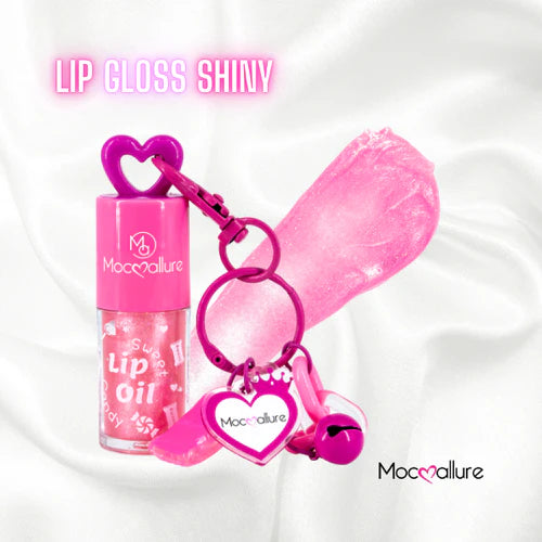 LIP GLOSS SHINY + LLAVERO  MOCOALLURE