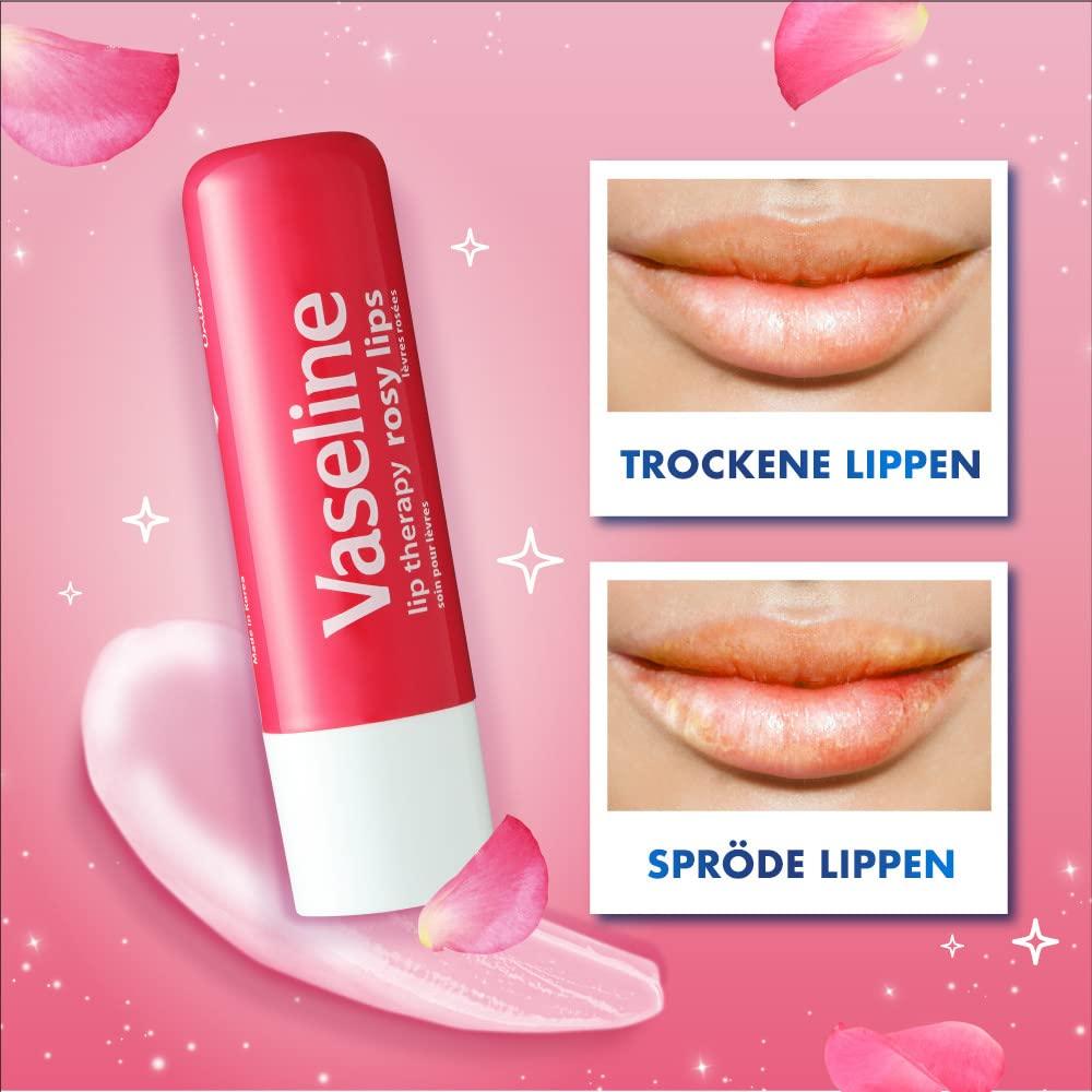 Vaseline Bálsamo Labial Therapy , para unos labios más suaves y sedosos, 1 barra de 0.16 oz