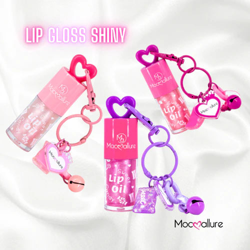 LIP GLOSS SHINY + LLAVERO  MOCOALLURE