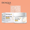 CREMA FACIAL DE PULPA CRUDA DE ARROZ HIDRATANTE Y NUTRITIVA, QUE CUIDA SUAVEMENTE LA PIEL, MEJORA LA SEQUEDAD E HIDRATADA BIOAQUA 50G