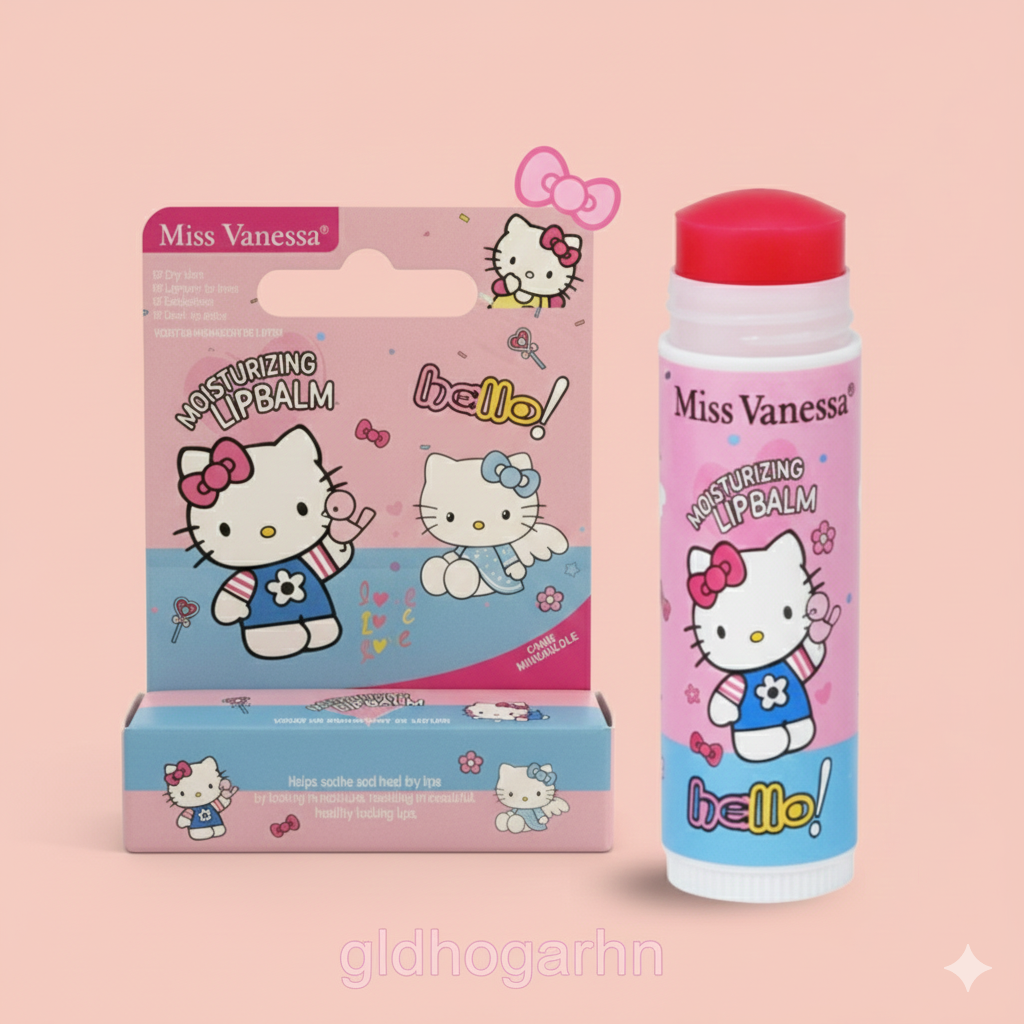 BALSAMO LABIAL HELLO KITTY - MISS VANESSA
