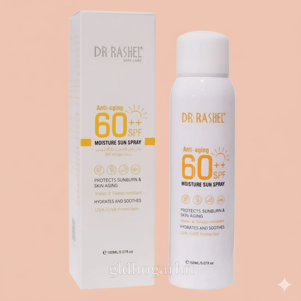 DR.RASHEL PROTECTOR SOLAR EN SPRAY RESISTENTE AL AGUA Y SUDOR