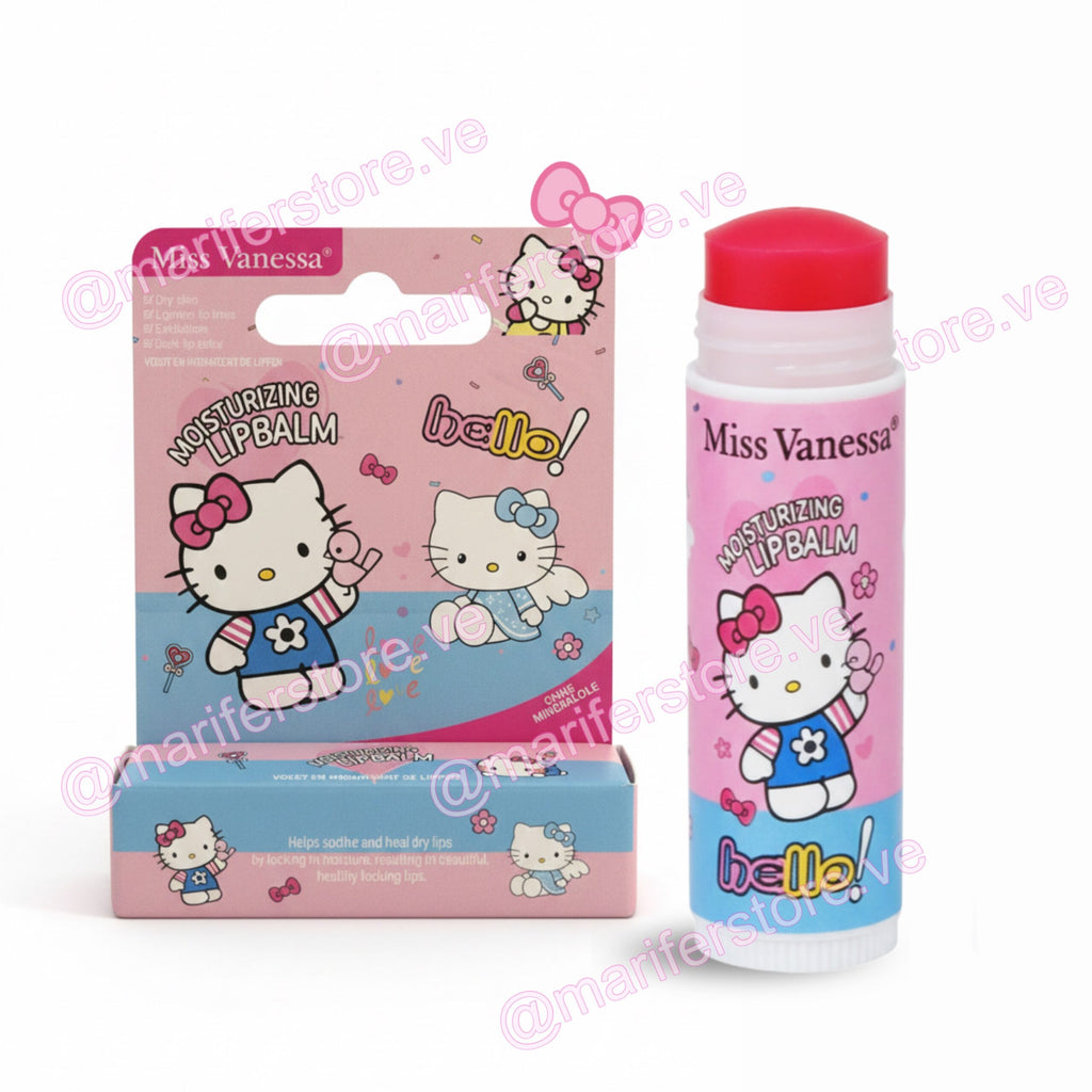 BALSAMO LABIAL HELLO KITTY - MISS VANESSA