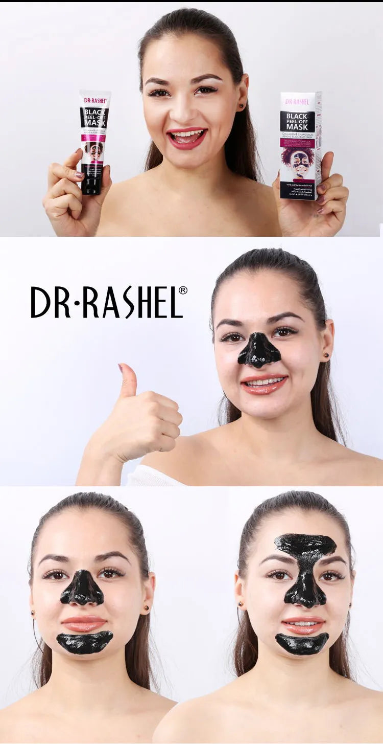 DR. RASHELL MASCARILLA DE CARBON ACTIVADO ,PUNTOS NEGROS